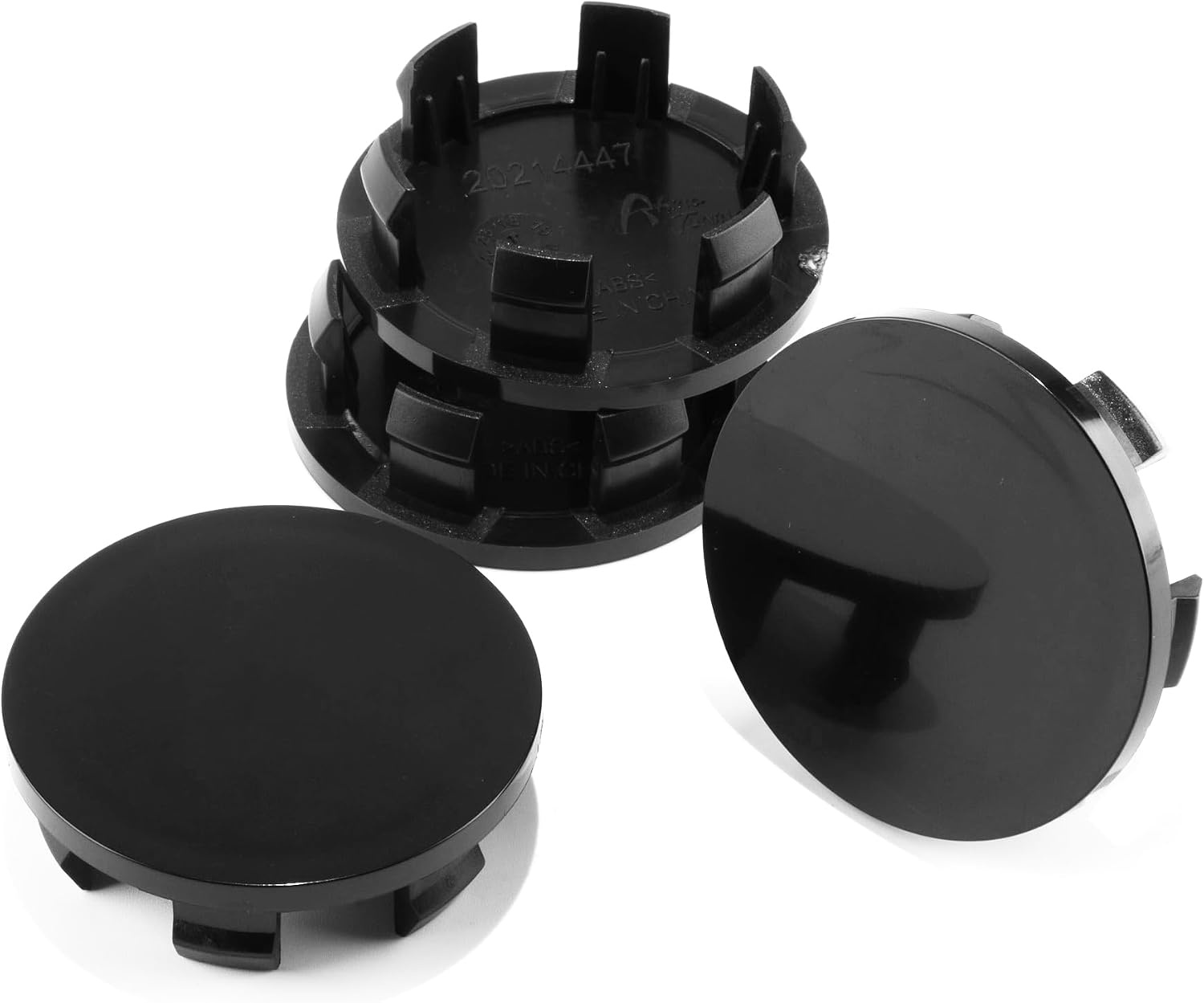4Pcs Wheel Center Caps for Chevy Cobalt Cruze Sonic 2005-2017 Impala HHR Malibu 2005-2010 Pontiac G5 Vibe 2005-2010 Outer 53.5mm(2.11in) Inner 46mm(1.81in) Black Hub Caps Replacement 9595095