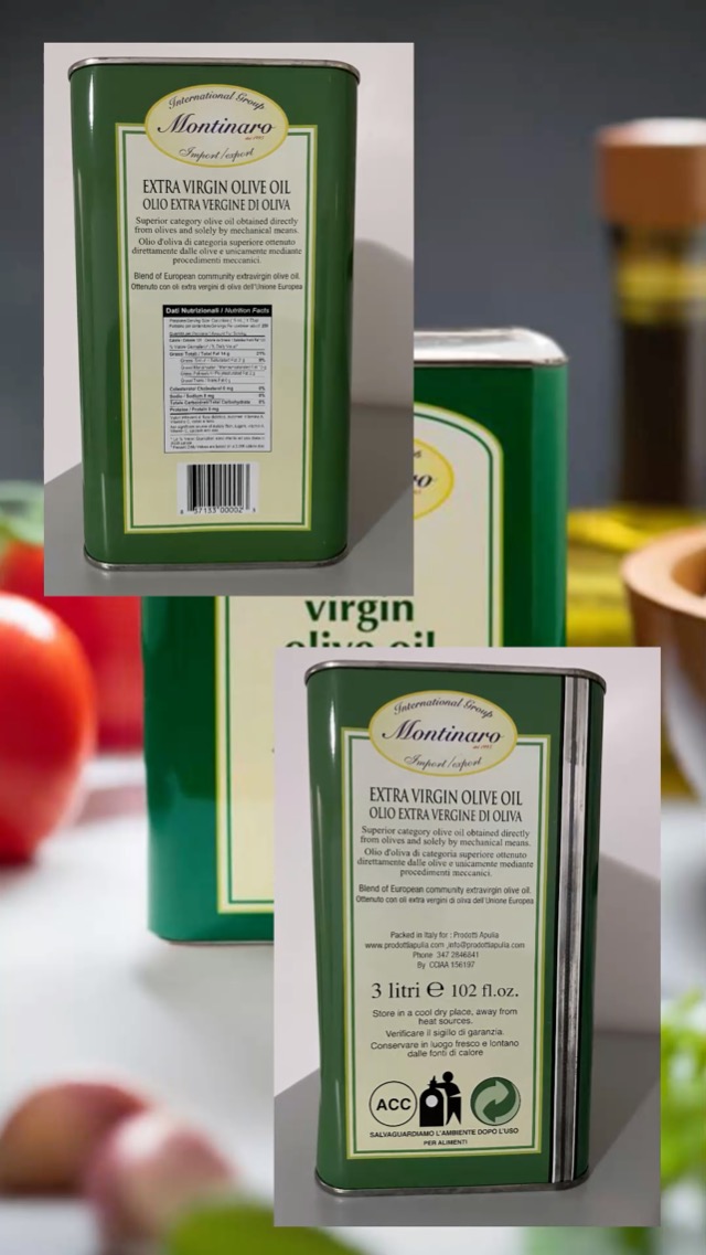 Amazon.com : Montinaro Italian Extra Virgin Olive Oil – 3 Liter
