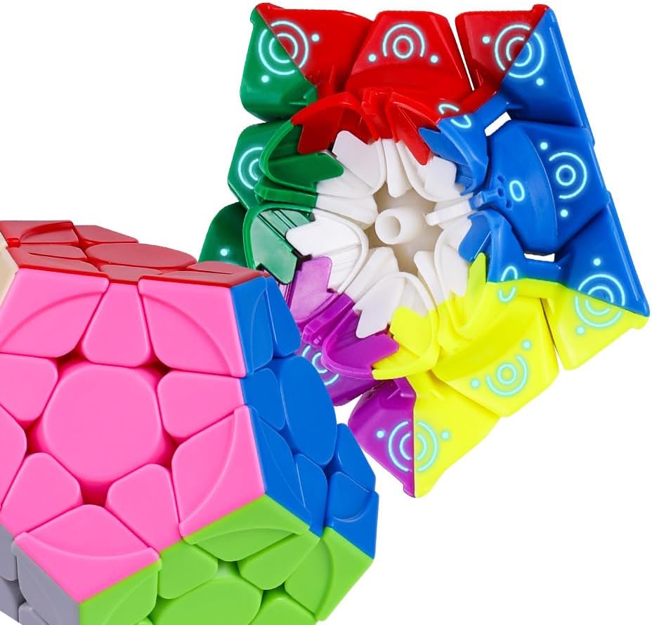 3x3 Megaminx Speed Cube Stickerless Pentagonal Dodecahedron Cube