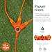 Philips EZGrip Outdoor Extension Cord with Multiple Outlets, Grounded 3 Prong, Heavy Duty, 15 Ft, 16 AWG, Orange, SPS3233O/37