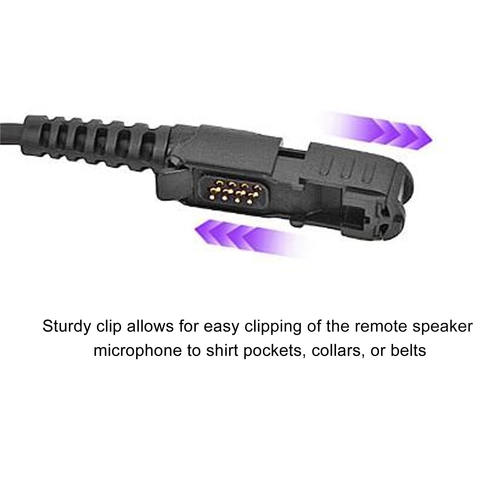 Microfono Da Spalla Microfono Radio Microfono Portatile Progettato Per - Foto 5