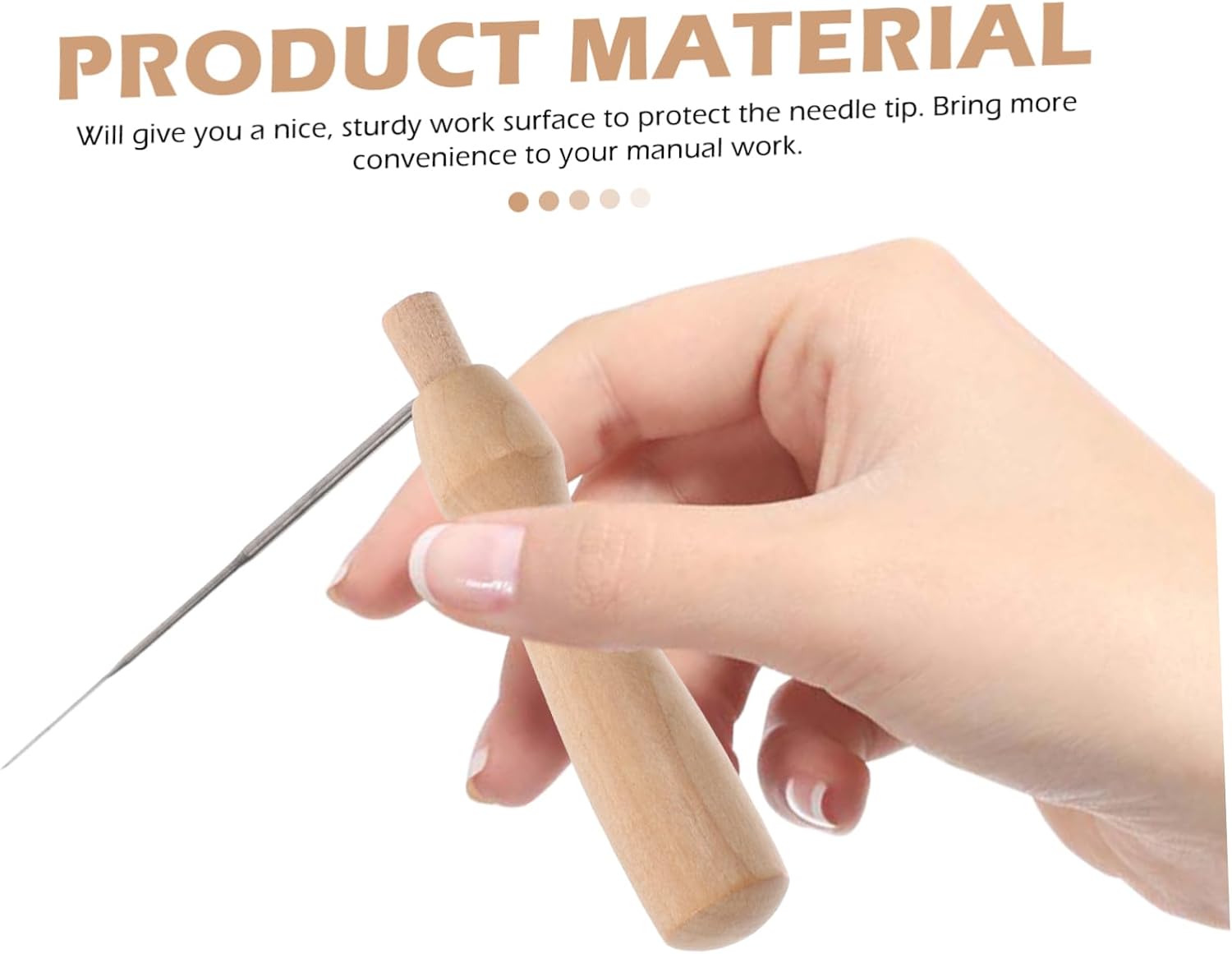 TEHAUX 1set Wool Felt Craft Kit Needle Felting Tools Felt Pads for Furniture Adult Crafts Felting Needles Kits