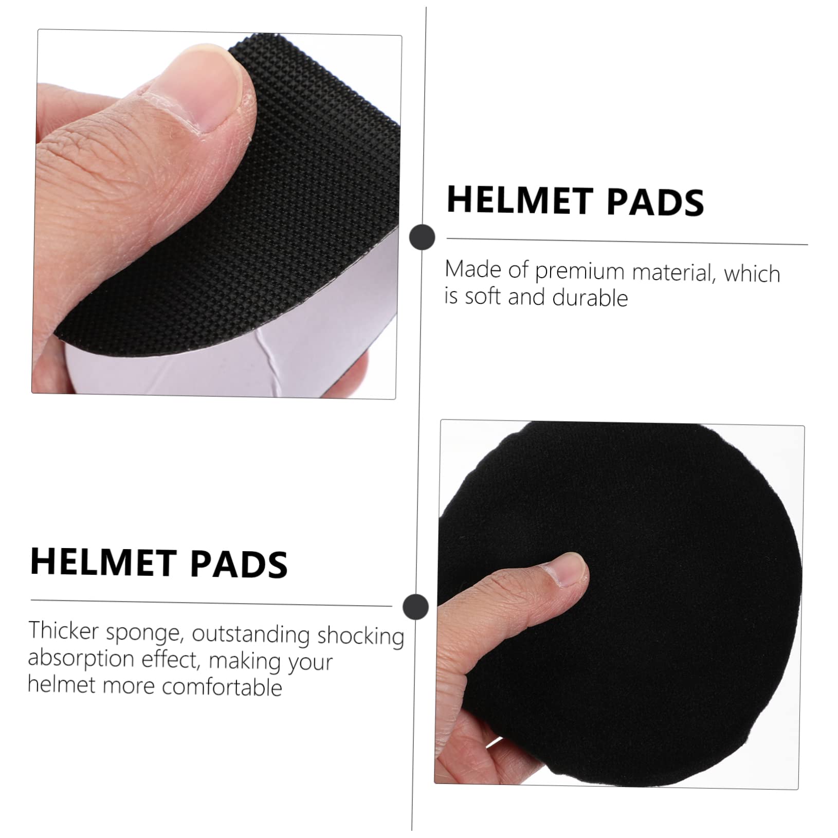 HEMOTON 1 Set Helmet Pad Replacement and Stability Durable Helmet Protection Pads Easy to Install Reliable Quality and