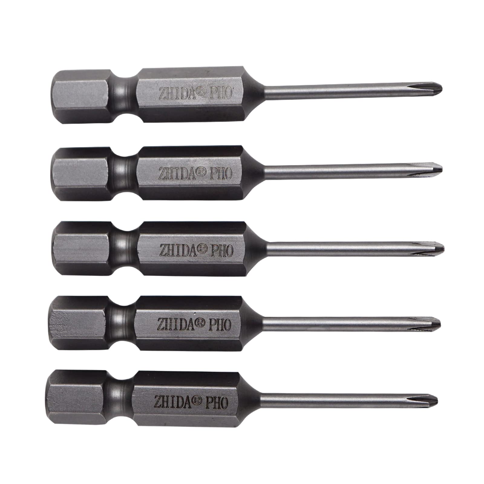 PH0 Screwdriver Bits PHILLIPS 0# Cross Bits Two Inch Long 5 pcs