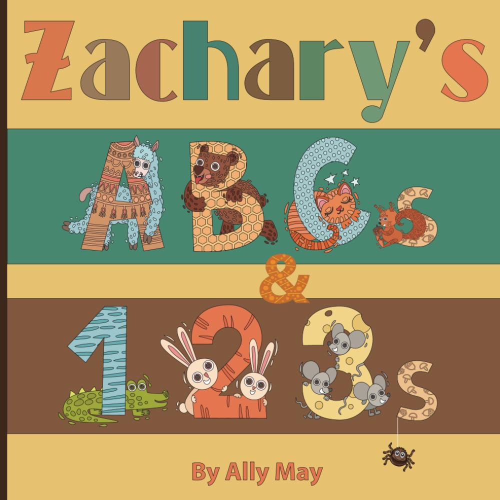 Zachary's ABCs and 123s: Adorable Animal Alphabet and Numbers is a perfect gift for baby showers and birthdays.