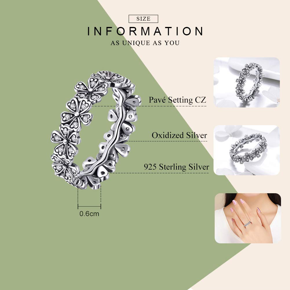 Ring aus 925er Sterlingsilber bunt Pave funkelnder Kubik-Zirkon Regenbogen einfacher Versprechensring Schmuck Geschenke für Frauen Mädchen mehrere Größen 5 bis 9