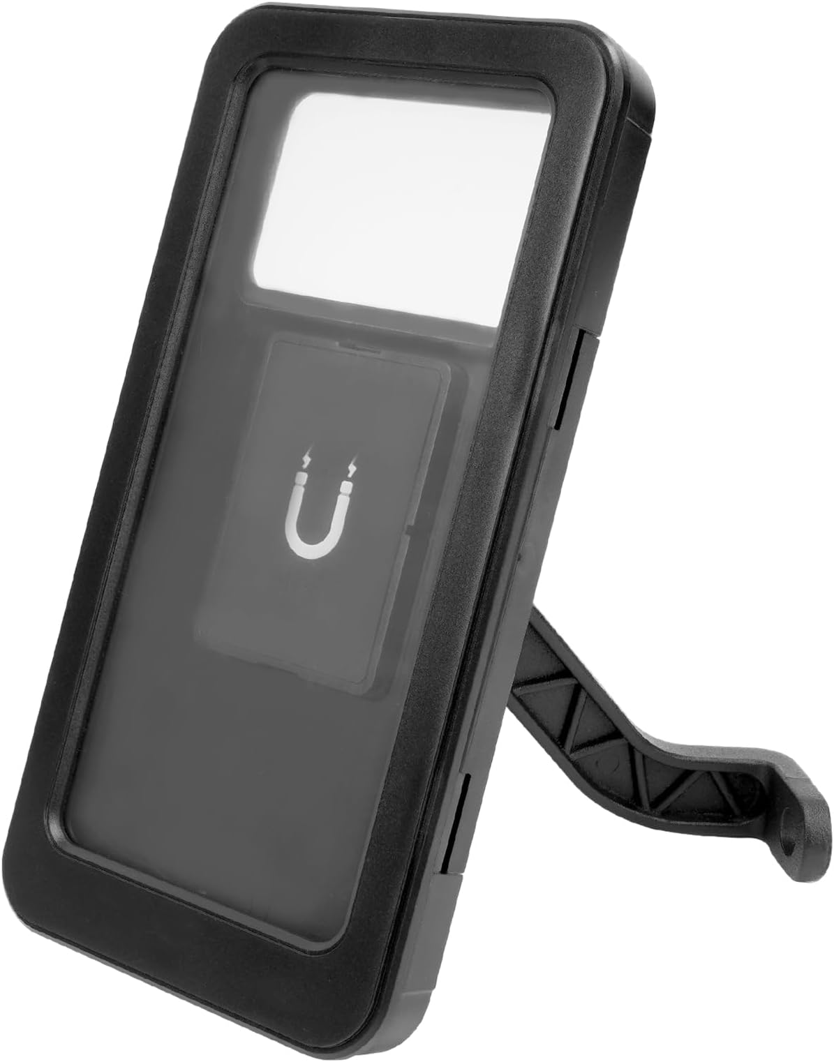 UCEC Mobile Phone Holder Mount with Touch Screen Full Waterproof Jaw Grip Mobile Holder for Bike Scooter, Mobile Holder with Vibration Controller & 360° Rotation for Maps GPS Navigation