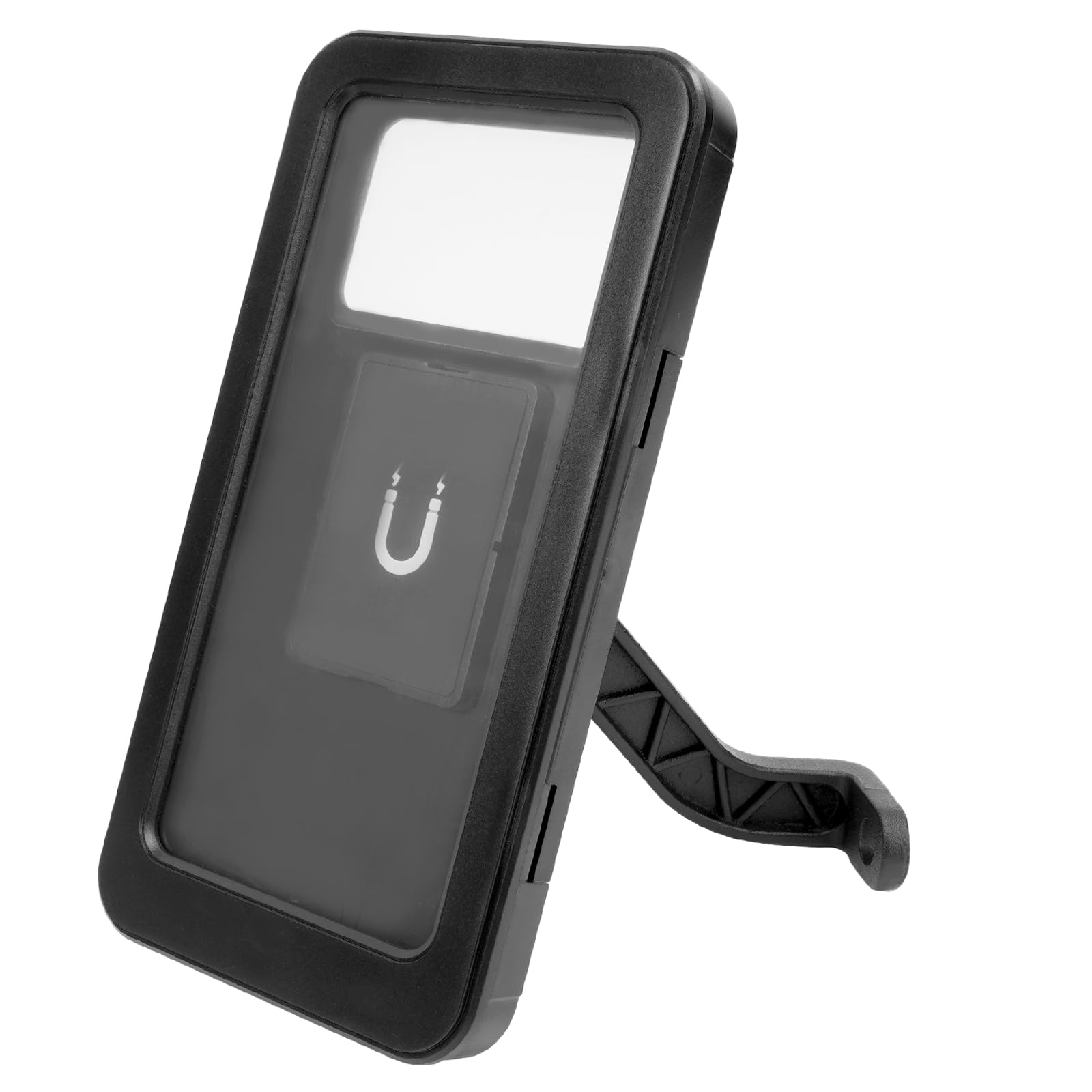 UCEC Mobile Phone Holder Mount with Touch Screen Full Waterproof Jaw Grip Mobile Holder for Bike Scooter, Mobile Holder with Vibration Controller & 360° Rotation for Maps GPS Navigation