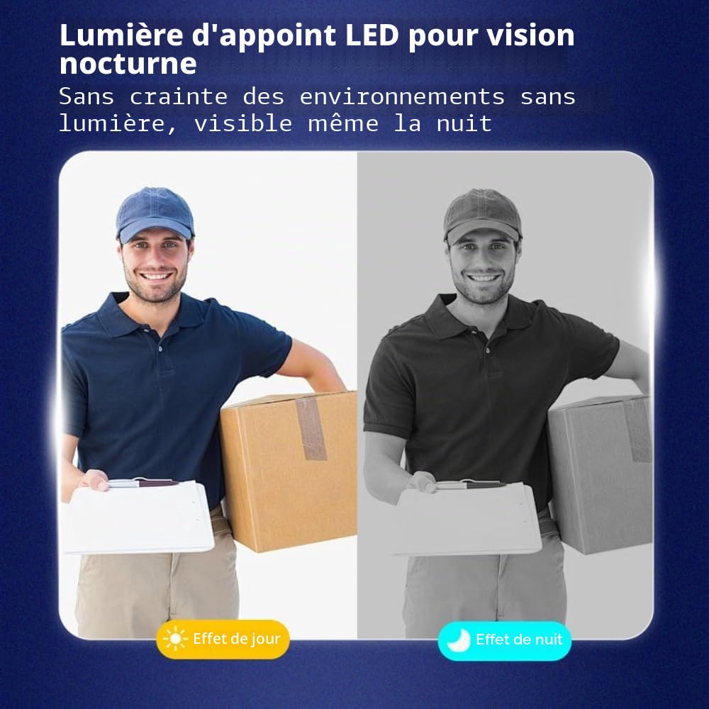 Sonnette sans Fil avec Caméra 1080P Exterieur étanche Visiophone Bluetooth Interphone Vidéo avec écran IPS de 4.3 Visiophone 170° Vision Nocturne Audio Bidirectionnel,Fonction Intercommunication