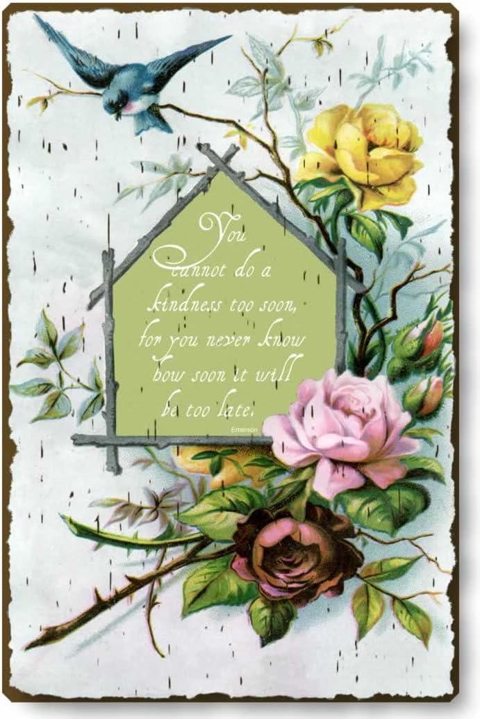 Fairy Freckles Studios Item 68 Shabby Chic Victorian Bird Plaque