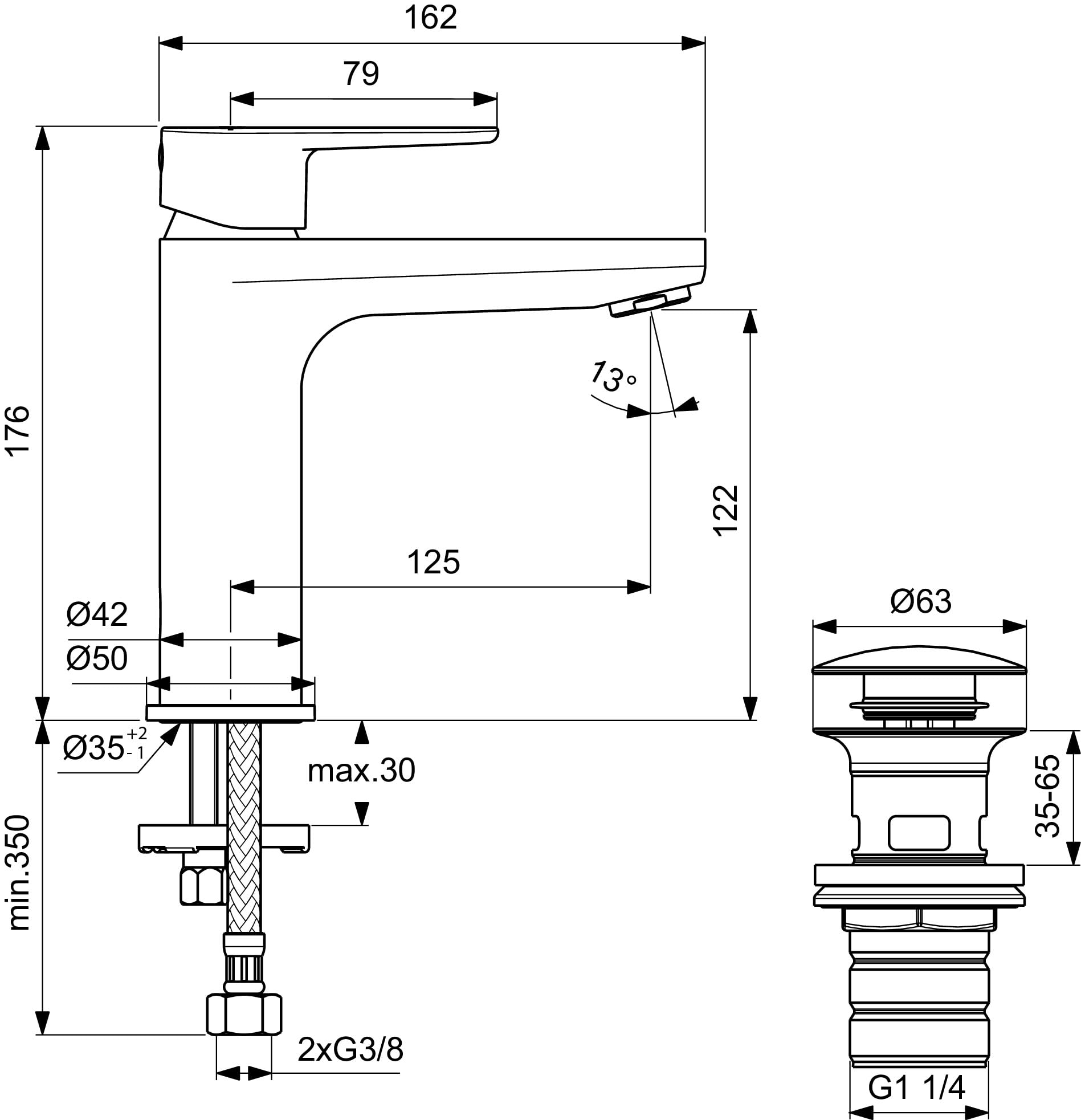 CERAFINE O BSN H120 RMTD ROSE CL WST 5L