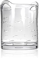 Vista 13 de Rolf Glass School of Fish - Vaso de cóctel de whisky doble de 13 onzas, juego de 2, vasos grabados sin plomo, fabricados en los Estados Unidos