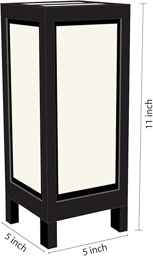 Miniatura 5 de RED BERRY THAILAND LANNA LAMP - Lámpara china vintage tailandesa hecha a mano, lámpara de mesa de madera oriental asiática negro dragón rojo lámpara