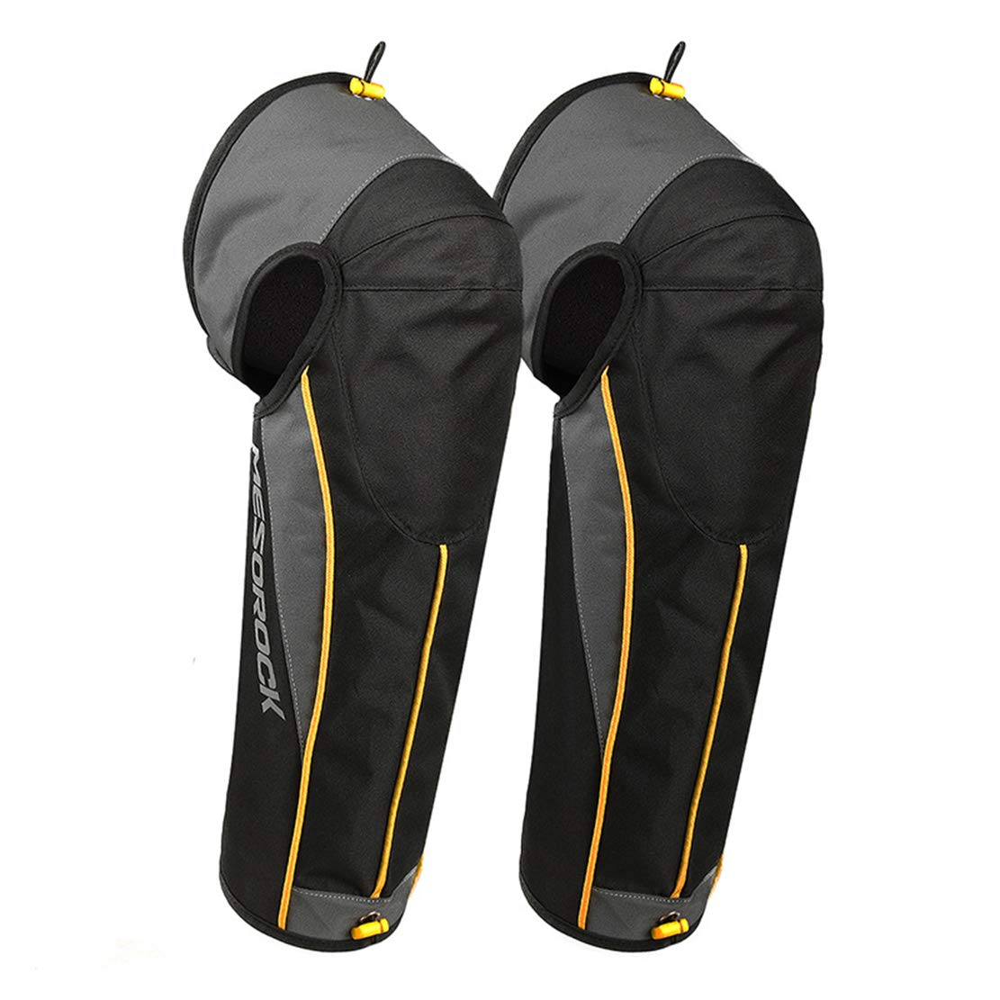 AKT Ginocchiere per Moto Protezione del Ginocchio Calda a Tutto Tondo Fleece Guard per Inverno Sciare Motocross