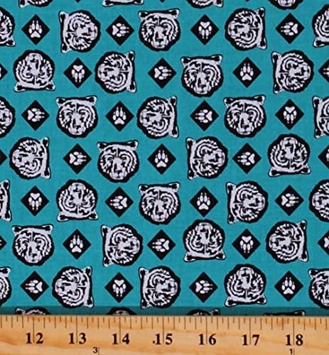Riley Blake Cub Scouts Bears Teal fabric panel