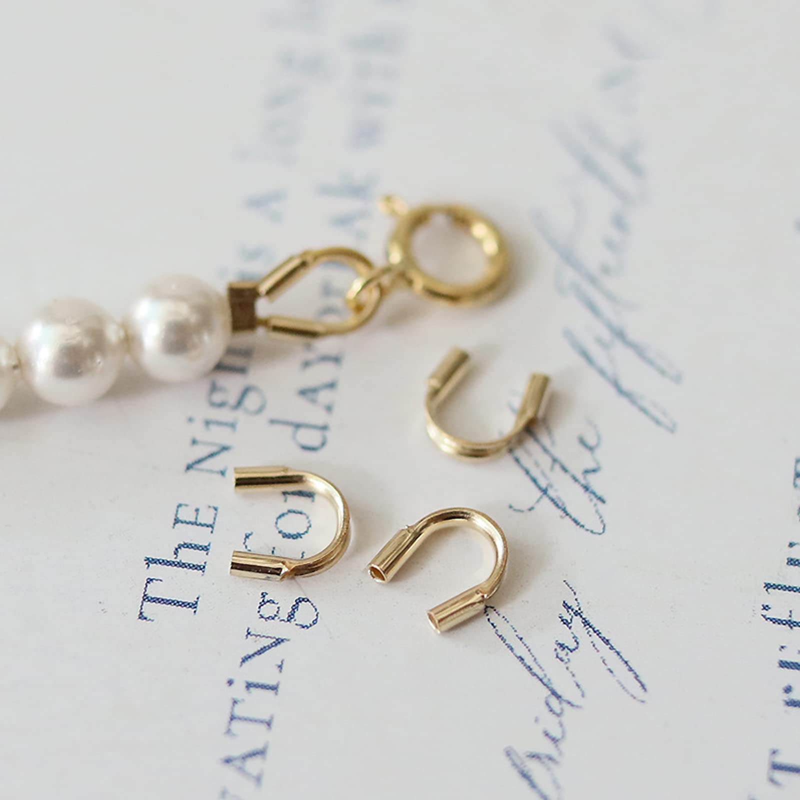 Beebeecraft 1 Scatola 21 Pezzi 3 Dimensioni Copri Perline A Crimpare Argento Sterling Mezzo Tondo Aperto Punta Perline A Crimpare per Creazione di Gioielli Bracciali Collane