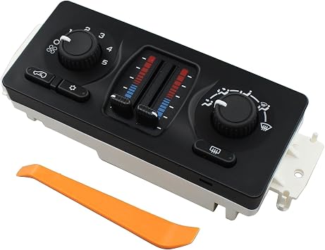 Manual Climate HVAC A/C Control Module Assembly for Chevrolet,GMC,Cadillac | for Cadillac Escalade ESV EXT, Chevrolet Silverado 1500 2500 3500, GMC Sierra 1500 2500 3500 HD Yukon