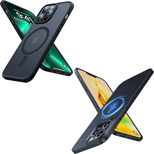 TORRAS Funda magnética delgada para iPhone 13 Pro y funda magnética para iPhone 13 Pro