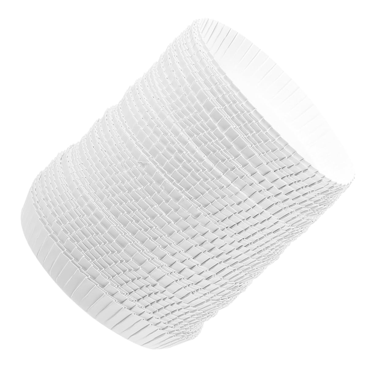 Cabilock 100 Pièces Couvercle de gobelet en papier jetable Accessoires pour boissons en buvant chaudes couvre-gobelets couvercles de gobelets en papier blanche