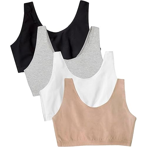Fruit of the Loom Women's Built Up Tank Style Sports Bra Value Pack