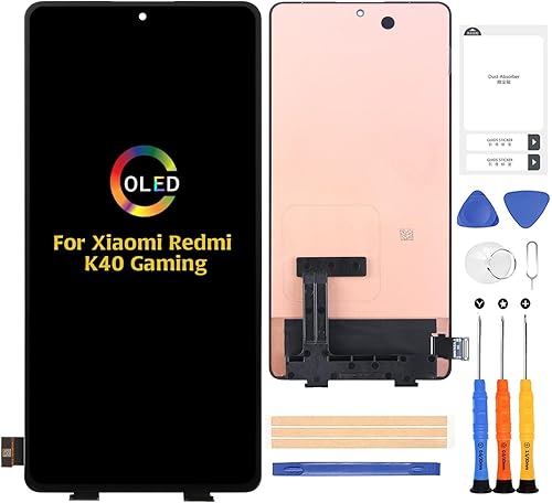 A-MIND Para Xiaomi Redmi K40 Gaming OLED Pantalla LCD de reemplazo de pantalla táctil digitalizar M2012K10C M2104K10AC Kits de reparación de montaje