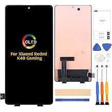 A-MIND for Xiaomi Redmi K40 Gaming OLED LCD Display Screen Replacement Touch Screen Digitize M2012K10C M2104K10AC Full Assembly Repair Kits,with Tools