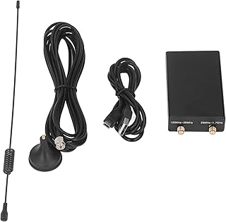 Full Band UV HF RTL-SDR USB Radio Receiver - 100KHz-1.7GHz AM FM CW DSB LSB USB Receiver Kit with Signal Antenna