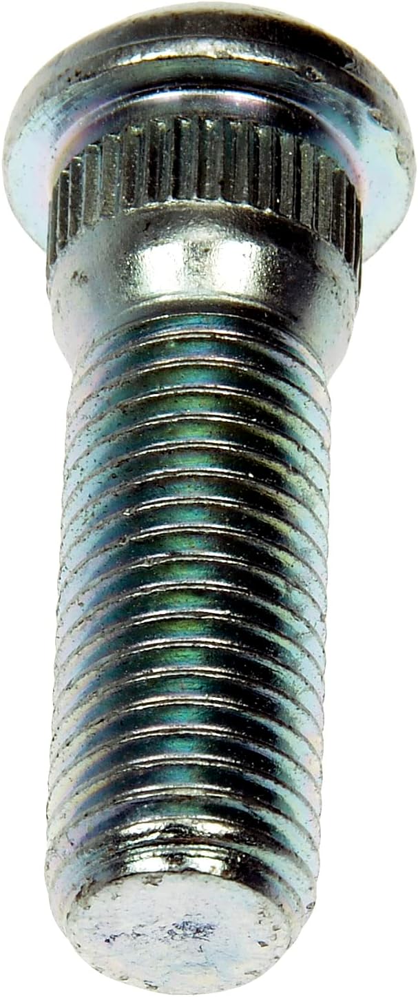 Dorman 610-659 M12-1.50 Serrated Wheel Stud - 14.22 mm Knurl, 45.54 mm Length Compatible with Select Toyota Models, 10 Pack (Made in USA)