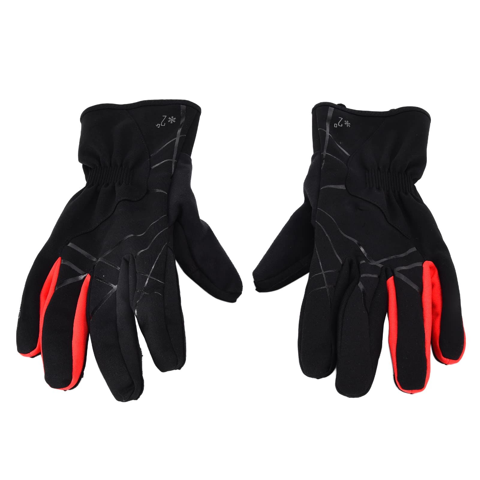 Guantes De Ciclismo Ciclismo De Invierno Guantes De Bicicleta MTB Dedo Completo A Prueba De Viento Guantes De Gimnasio Deportivos Impermeables para Ciclismo Entrenamiento (L)