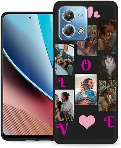 Vista 43 de Funda personalizada para Motorola Moto G Stylus 2021 con nombre de foto, texto y foto, GStylus personalizado -21 funda suave y fina (negro) de 6.8