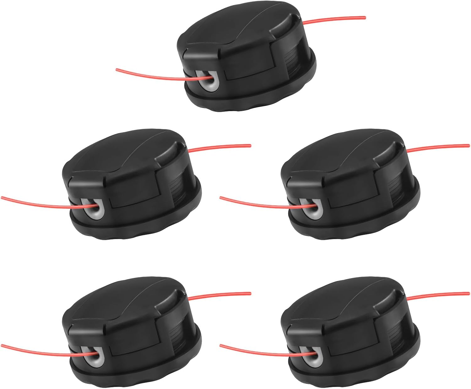 5 Pack String Trimmer Head SRM-225 for Echo Speed Feed 400 SRM-230 SRM225 SRM-210 SRM2100 Echo Weed Eater PAS210 PAS211 PAS225 PAS230 PAS260 Shindaiwa T195S T220 T222 T230 T231 Straight Shaft Trimmer
