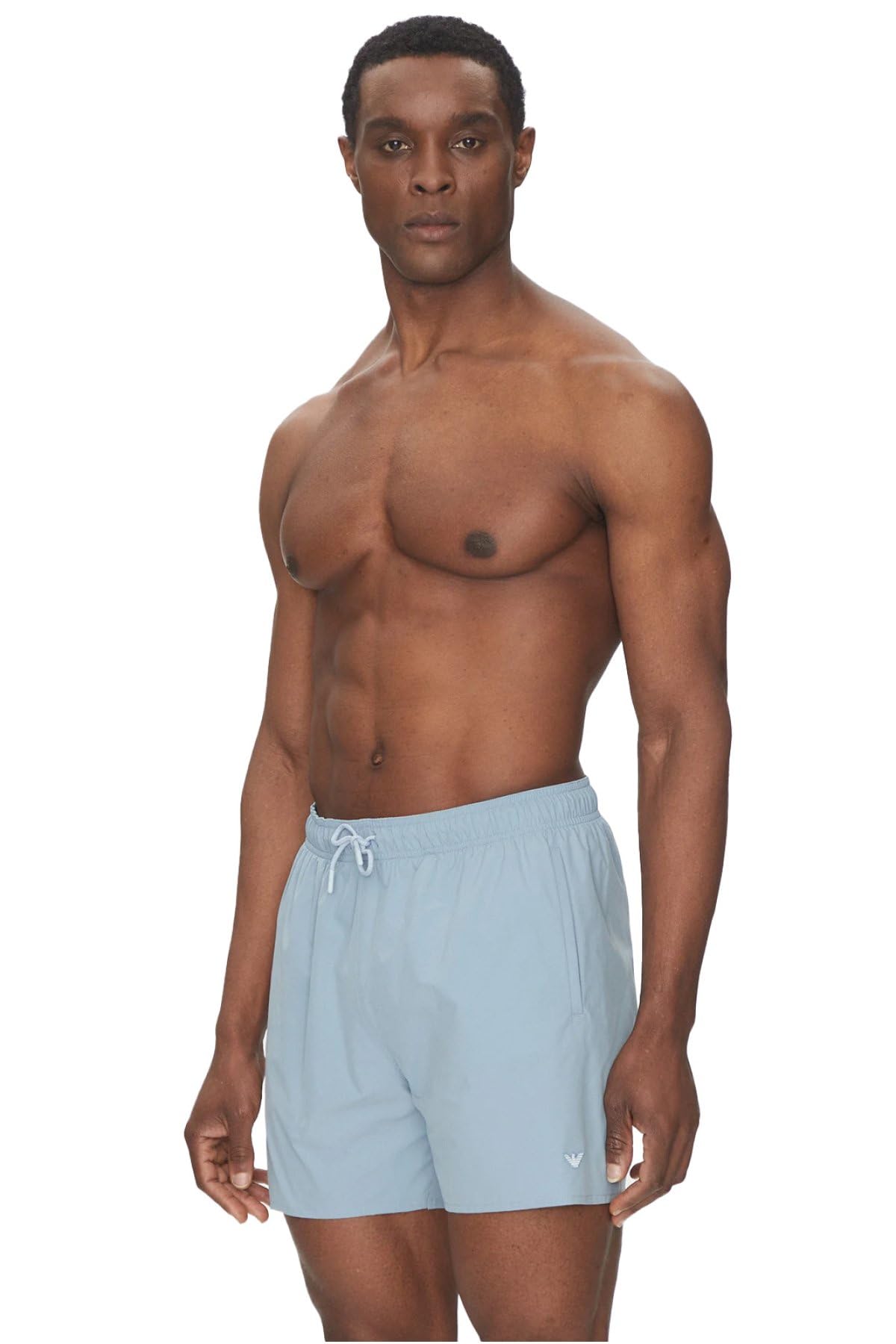 Emporio Armani Herren Mid Boxer Badehose, Ashley Blue Eagle, M