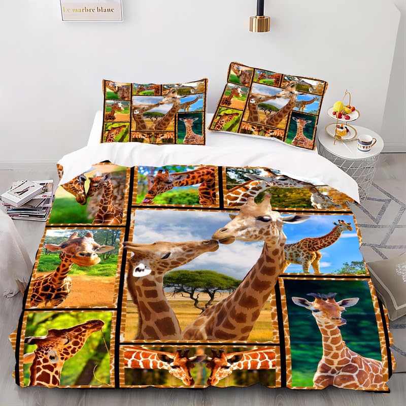 Funda nórdica de jirafa para cama 90 un regalo de cumpleaños infantil perfecto