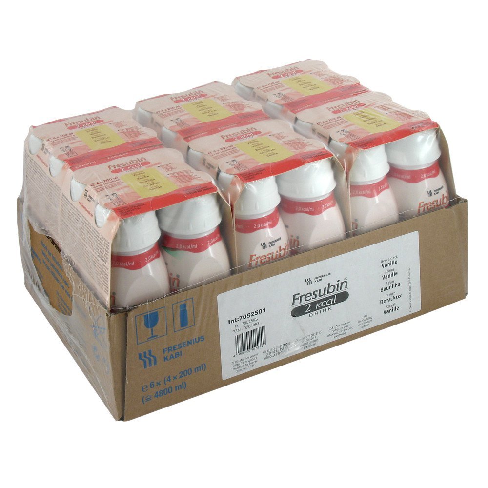 Fresenius Kabi Fresubin 2 kcal Drink Vanille Trinkflasche, 24 x 200 ml