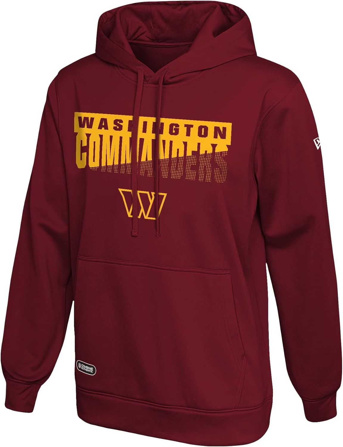 New Era NFL Men's Scoreboard Pullover Performance Hoodie, Pro Football Fleece Hoodie, Washington Football Team 2, Small