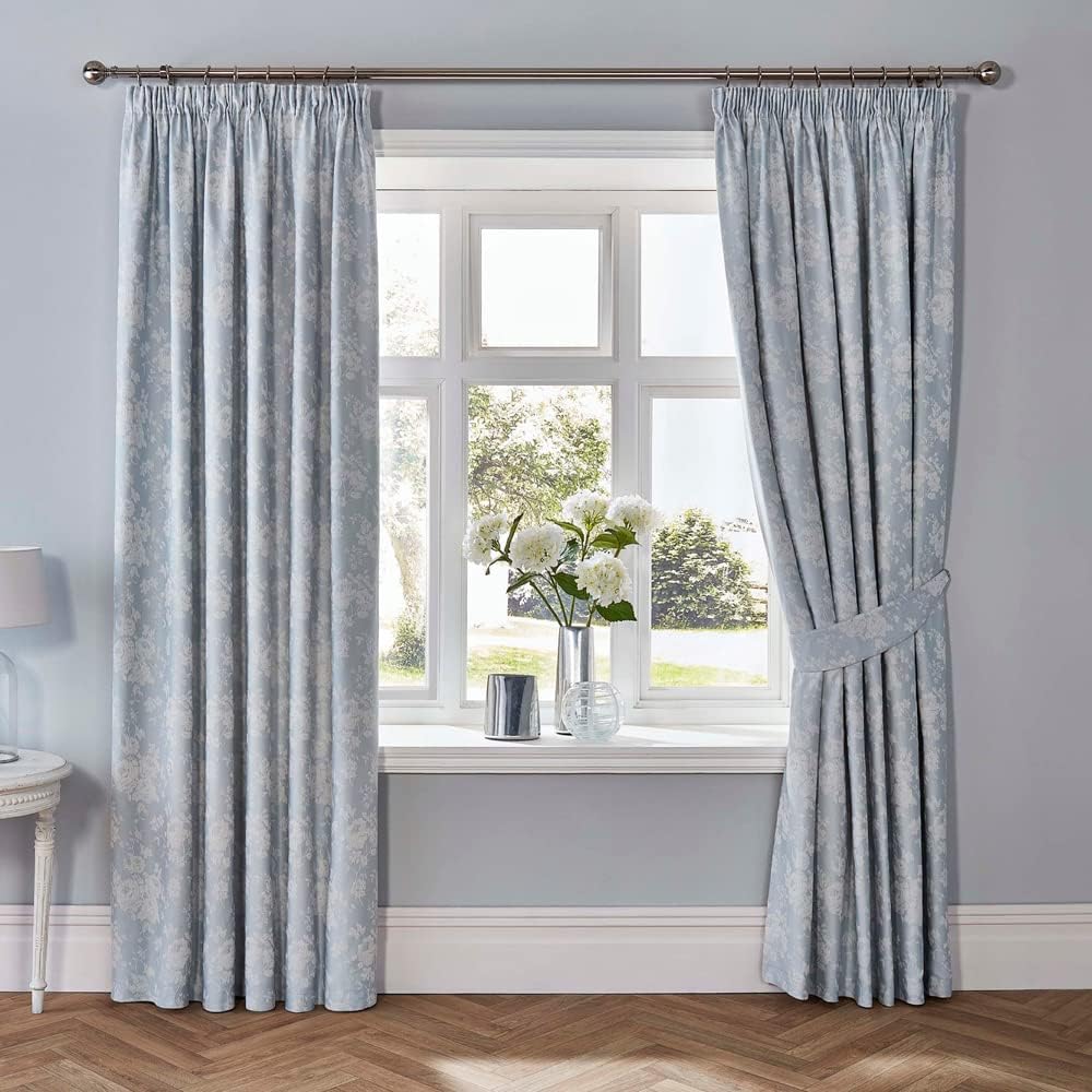 Dreams & Drapes Woven Imelda Jacquard Pair of Pencil Pleat Curtains