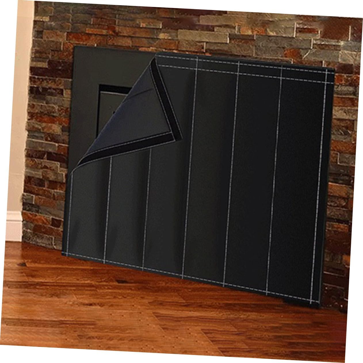 CHILDWEET Fireplace Accessory Windproof Blanket Cover Insulation Draft Blocker Heat Deflector
