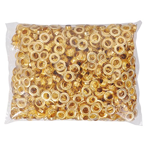 Yescom 3/8” Size 2 Grommet & Washers Kit Leather Bags Poster Banner Eyelets 1000 Pack #TOP5