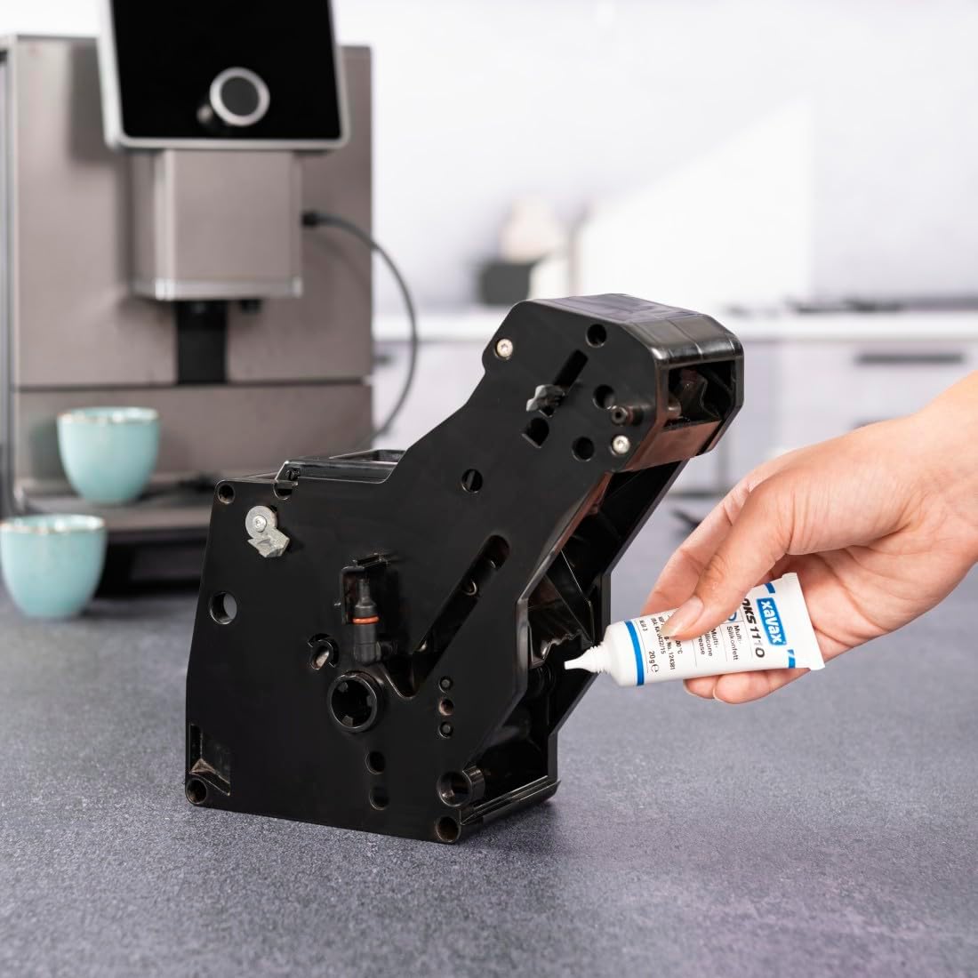 Xavax OKS Multi Silicone Grease For the Care and Maintenance of Coffee Machines Food-Safe - Transparent, 20 g