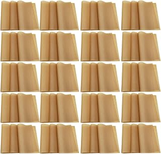 100sheets Non-stick Baking Paper Parchment Paper for Cookie Pastry Bread Burrito Fish Meat Vegetable Air Fryer Portable Grill Cake Decor Easy to Use
