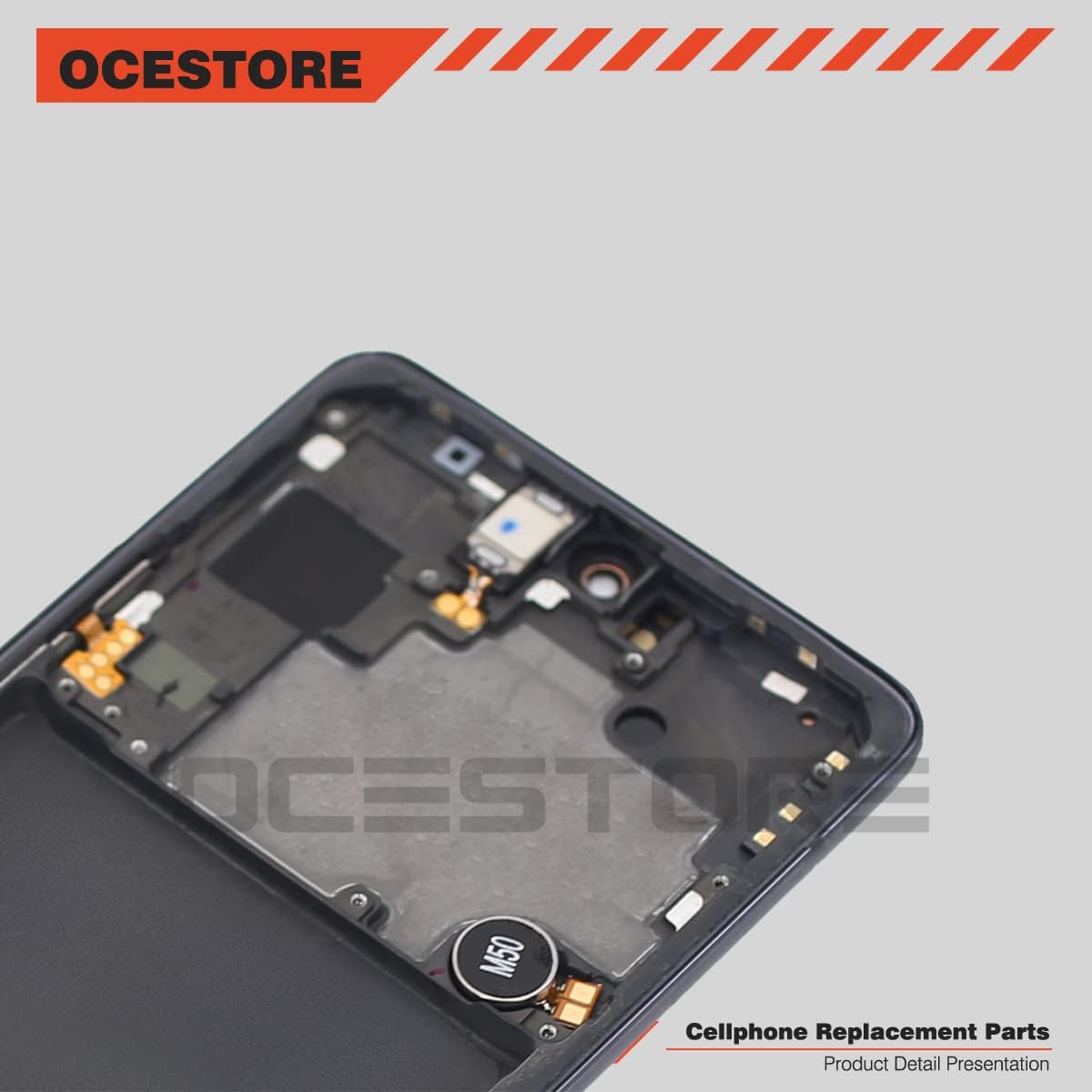 ocestore a716 screen replacement lcd display touch screen digitizer assembly with frame compatible with galaxy a71 5g a716 black