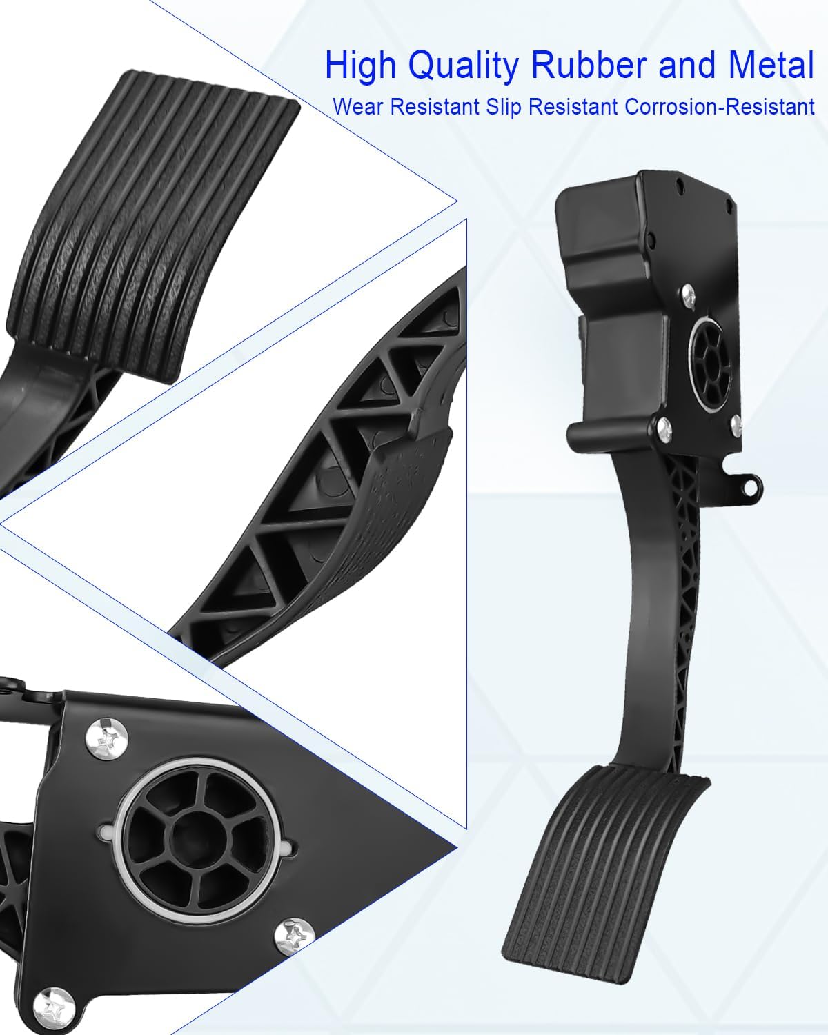 Throttle Pedal Foot Gas Pedal Replacement Replace 4014989 Compatible with Polaris Ranger 500 570 900 1000 ETX EV GEM e2 e4 e6 2015-2023