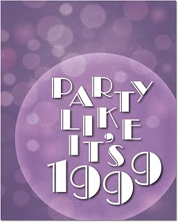 1999 Song - Lyrics Inspired Illustration Art - Classic Rock Music Abstract Wall Decor Gift