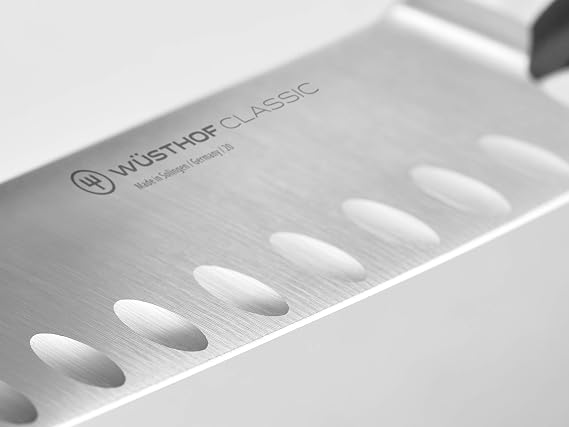 WUSTHOF Classic 5 Santoku Knife, Black