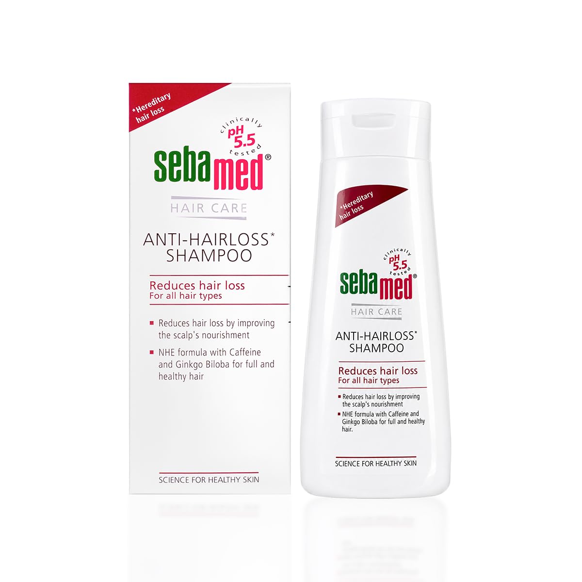 Sebamed Anti- Hairloss Shampoo|pH 5.5| Clinically proven to Reduce Hairloss | NHE Formula, Caffeine | Dermatologically & clinically tested | 200ml-picture-1