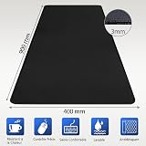 Niviy Tapis de Souris Gaming XXL 900x400mm Noir - 2