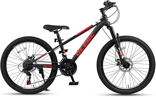 Miniatura 6 de Glerc 20 24 Inch Kids Bike, Kids Mountain Bike for Boys and Girls Ages 6-14, 21-Speed Skyline Bicycle with Front Suspension and Disc Brakes,