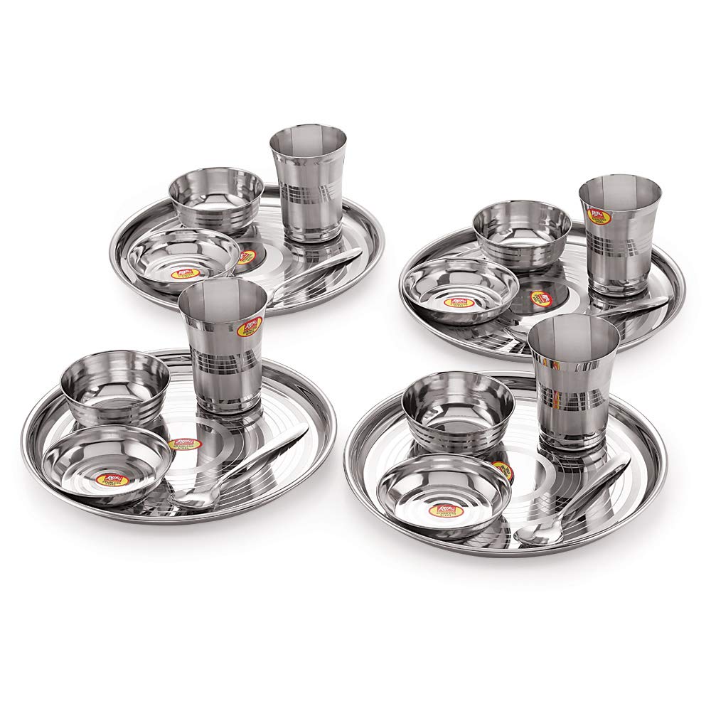 Anjali 20pcs Stainless Steel Dinner Set (Tool Finishes) - Image 2 thumbnail
