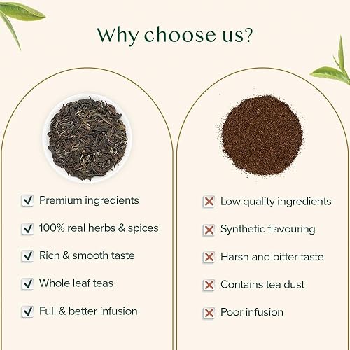 Vista 88 de VAHDAM - Té Masala Chai de la India, hojas sueltas, más de 170 tazas (340 g/12 onzas), mezcla de té negro, té Masala Chai con canela, cardamomo