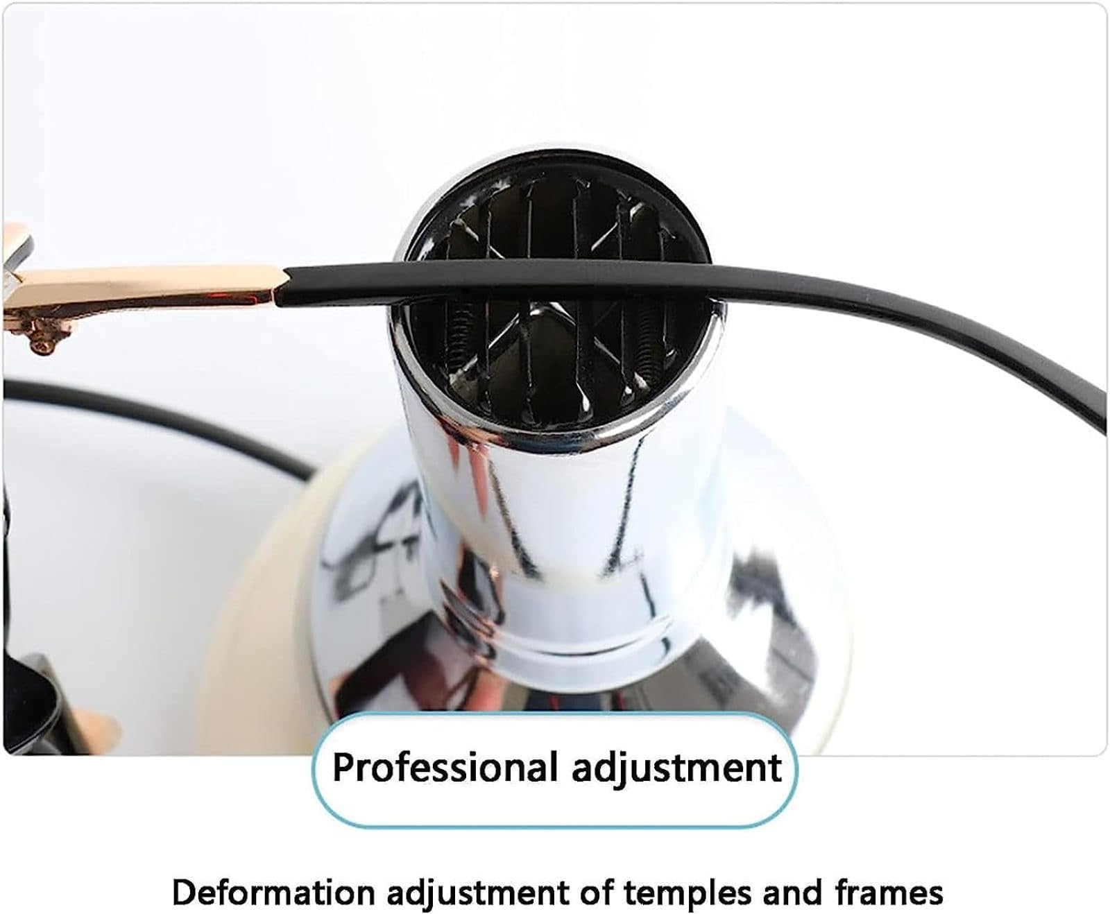Calentador de Montura de Gafas, Calor de Montura de Gafas, Calentador de Montura de Lentes de Gafas ópticas, Ajuste de Temperatura de 2 Engranajes, para Tienda de óptica, Marcos de Gafas no metálico